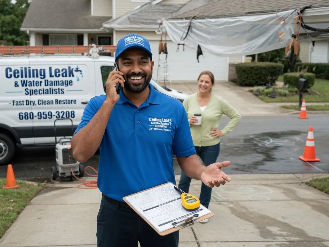 Ceiling Leak Cleanup Eatonton, GA FAQs